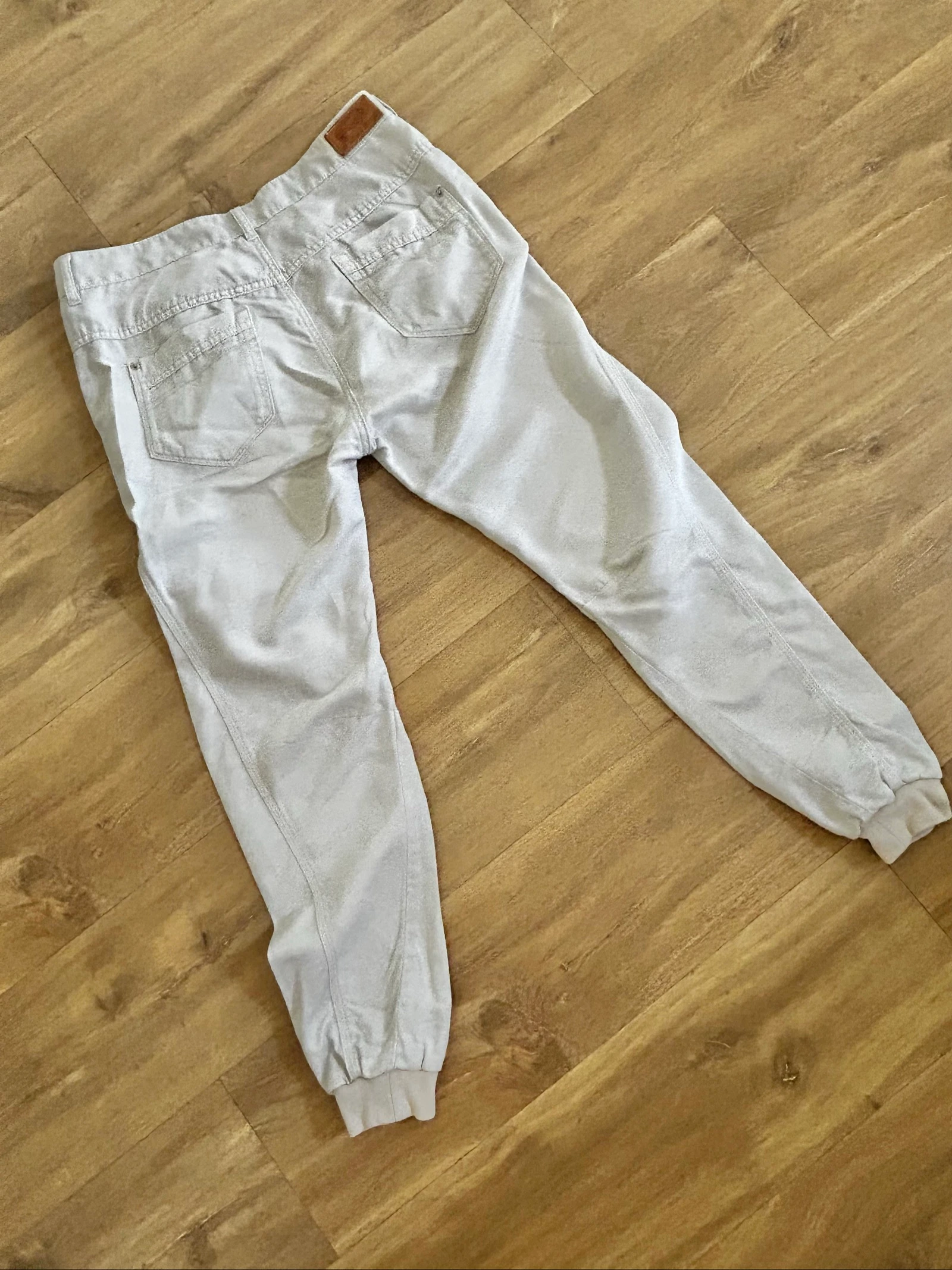 Ecru linen & cotton Diesel pants – Chic carrot cut, size 28 – photo 14